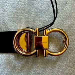 Black and brown irreversible Salvatore Ferragamo Belt